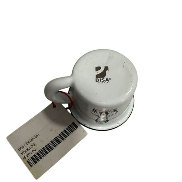 NWT Frida Kahlo Tin enamel Espresso Cup cdmx museum gift shop tourist memento - Picture 5 of 5